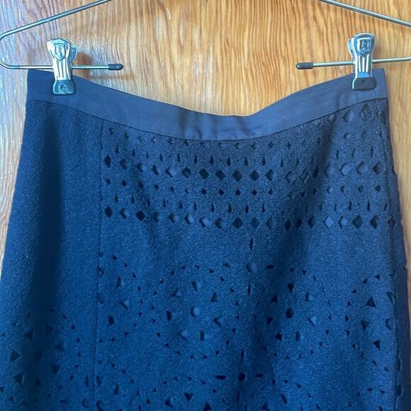 Yigal Azrouël Vintage Wool & Silk Skirt - Picture 3 of 9